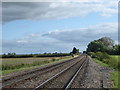 View from the foot crossing at Tetheringrass Lane