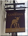 Sign for the Lamb Inn, Stafford