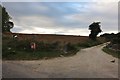 Field and path by The Ridings, Stonesfield