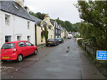 NG8033 : Harbour Street in Plockton by Peter Wood