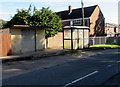 Bus stop and shelter near Pinewood Square, Eglwys Brewis, Vale of Glamorgan