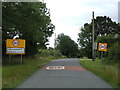 TL1490 : Entering Folksworth on Morborne Road by Geographer