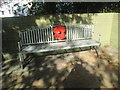 A bench near the war memorial, Llanfairfechan