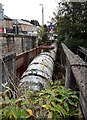 Pipe across the railway