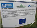 Sign advertising government activity near Gordon in the Scottish Borders