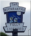 Sign for the Moonrakers, Stratton, Swindon