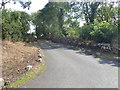 Farm entrance on the east side of Foxfield Road