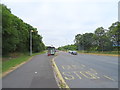 Bus stop and shelter on Highworth Road (A361)