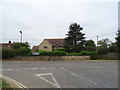 Road junction on Highworth Road (B4000), Shrivenham 