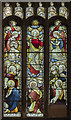 SE9608 : Stained glass window, St Mary's church, Broughton by Julian P Guffogg