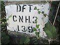 Inscription DfT  CNH3 139 on bridge over river, Llanfairfechan