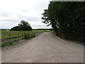 Gated farm track, West Hanney