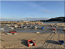 SW5140 : St Ives harbour at low tide by John Allan