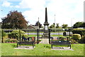 The War memorial at Kirton in Lindsey from The Green