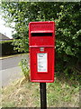 Elizabeth II postbox on Lamborough Hill, Wootton