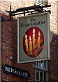 Sign for the Four Candles, Oxford