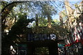 View of the Crouch End Hill bridge on the Parkland Walk