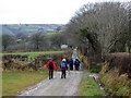 Llwybr ger Ffarm Bedw-Hirion / Path near Bedw-Hirion Farm