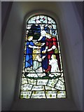 SM9537 : St Mary, Fishguard: stained glass window (8)  by Basher Eyre