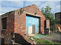 Building being demolished on Belle Vue, Leek