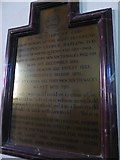 SM9537 : St Mary, Fishguard: memorial (5) by Basher Eyre