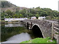 West side of Grade II Listed Pont ar Ddyfi north of Machynlleth