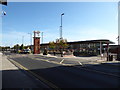 Altrincham railway station and clock tower