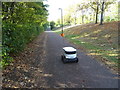 Starship Technologies delivery robot on National Cycle Route 51, Milton Keynes