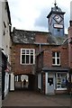 NY4055 : St Albans Row and clock tower, Carlisle by David Martin