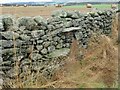 Drystane dyke stile near Westruther in the Scottish Borders