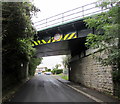 South side of Eagleswell Road railway bridge, Boverton