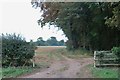 Field entrance by Akeman Street, Combe