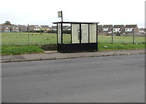 SS9768 : Eagleswell Road bus stop and shelter, Llantwit Major by Jaggery