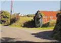 Disused tin shed on the B30 outside Cullaville