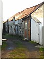 Narrow lane beside former New Grange Garage