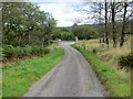 Minor road from Glen Loy joining the B8004 road at Loy Bridge