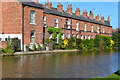 Houses in Kimberley Terrace, facing onto the canal