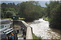 Afon Bran below Pont a