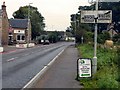 Road sign at Kinloss