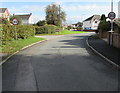 Start of the 30 zone at the western edge of Peniel, Carmarthenshire