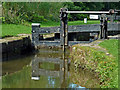 Top gate at Marple Locks No 5, east of Stockport