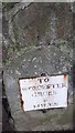 Milestone on Worcester Rd, Malvern