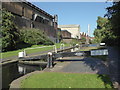 Birmingham & Fazeley Canal - lock and industry