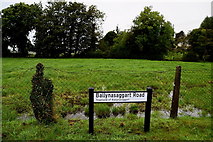 H5956 : Sign for Ballynasaggart by Kenneth  Allen