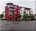 Block of flats on a Rhiwbina corner, Cardiff