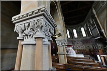 SE7388 : Appleton-le-Moors, Christ Church: Nave capital by Michael Garlick