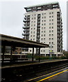 Multistorey building near Cardiff Queen Street railway station