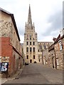 TG2308 : The spire of Norwich Cathedral by Eirian Evans
