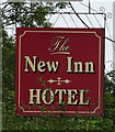 Sign for the New Inn Hotel, Clifford Chambers