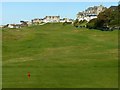 Eighteenth hole at Moray Golf Club, Lossiemouth